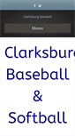 Mobile Screenshot of clarksburgbaseball.com